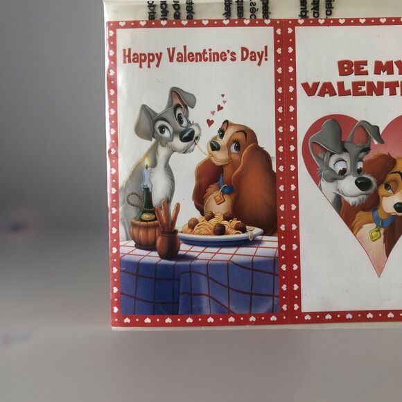 Lady And The Tramp Disney Valentines Day Cards set of 4 Movie Promotion 2018 - Picture 2 of 8